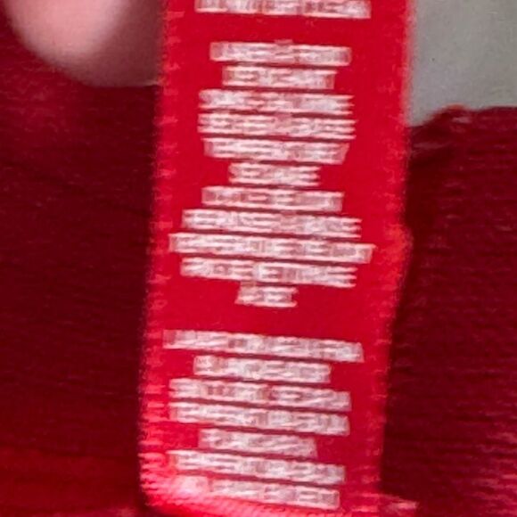 SKIMS Red Cotton Rib Knit High Rise‎ Leggings Sz S - Picture 7 of 7